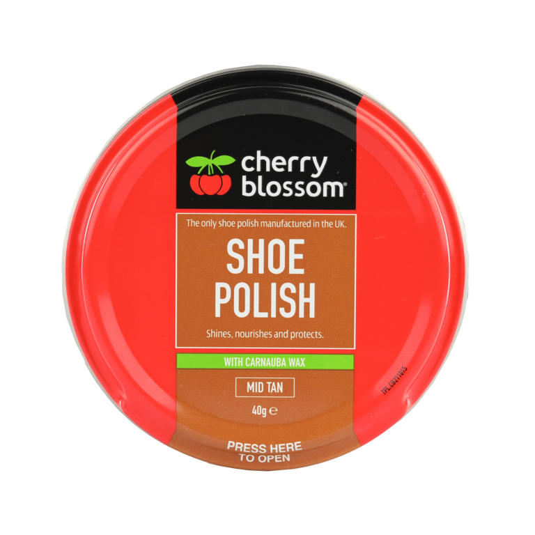 Cherry Blossom Shoe Polish Mid Tan 40g CB211016