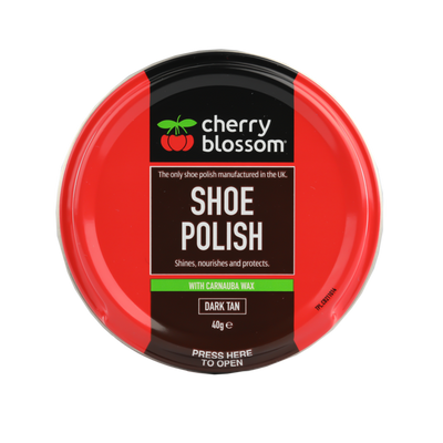 Cherry Blossom Shoe Polish Dark Tan 40g CB211017