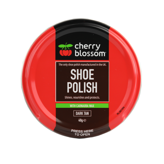 Cherry Blossom Shoe Polish Dark Tan 40g CB211017
