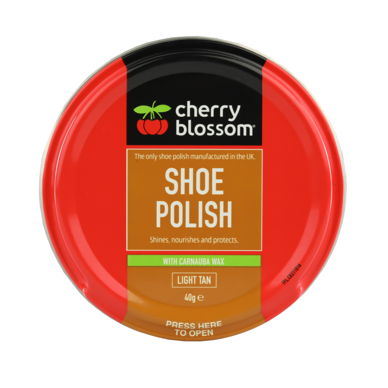Cherry Blossom Shoe Polish Light Tan 40g CB211015