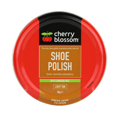 Cherry Blossom Shoe Polish Light Tan 40g CB211015