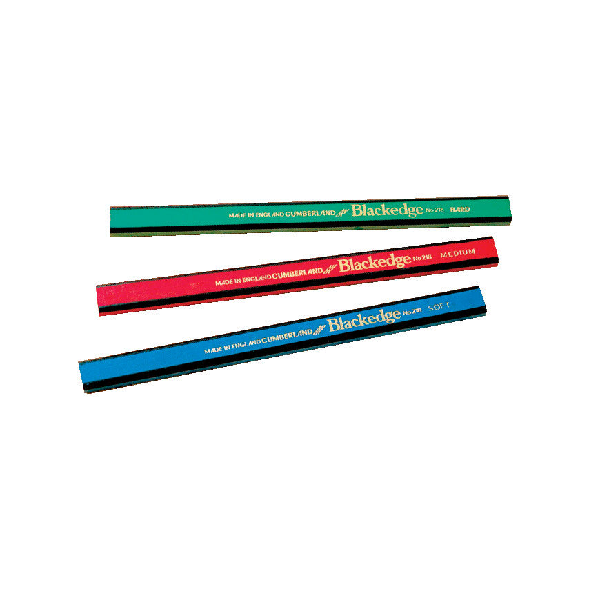 Blackedge Carpenter's Pencils Green Hard Card 12