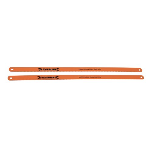 Silverline Hacksaw Blades Cobalt 2pk 24tpi