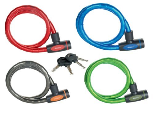 Master Lock Keyed Armoured Cable 1m x 18mm Mixed Colour