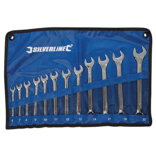 Silverline Combination Spanner Set 12pce - 6 - 22mm