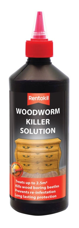 Rentokil Woodworm Killer Solution 500ml PSW103