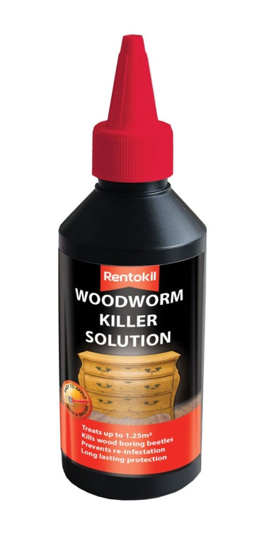 Rentokil Woodworm Killer Solution 250ml PSW100