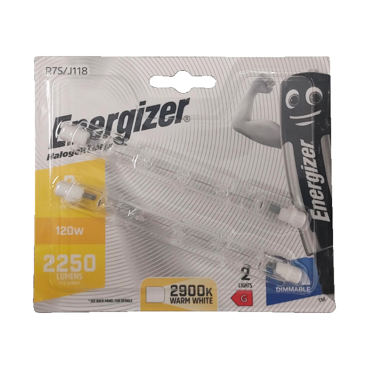 Eveready J118 Energy Saving Halogen Linear 120W Pack 2