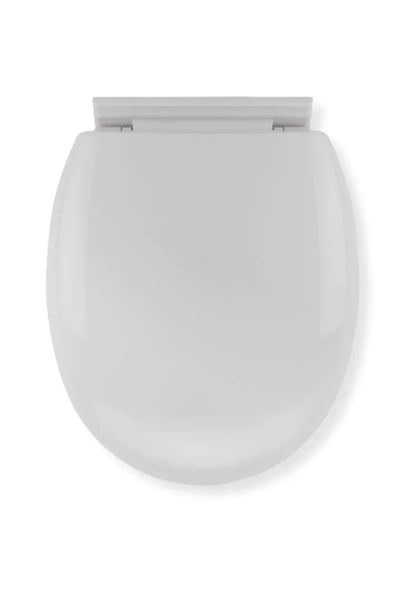 Croydex Anti Bacterial Soft Close Toilet Seat White WL400022H