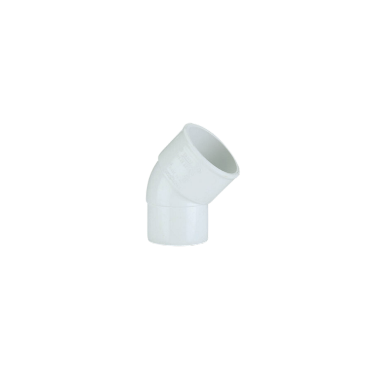 Davant Solvent Weld Spigot 45° Bend White 32mm