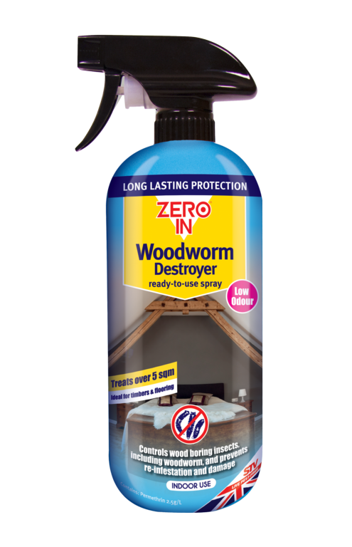 Zero In Woodworm Destroyer Ready To Use 1L ZER993