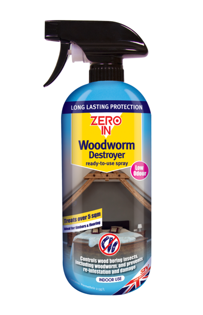 Zero In Woodworm Destroyer Ready To Use 1L ZER993