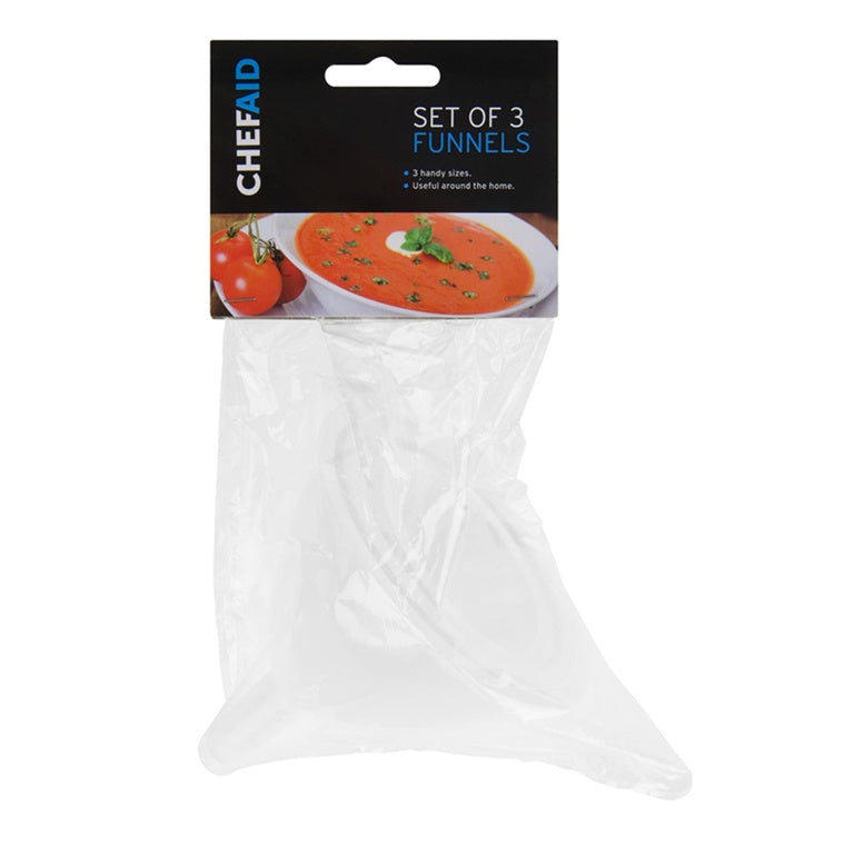 Chef Aid Set of 3 Funnels 10E01749