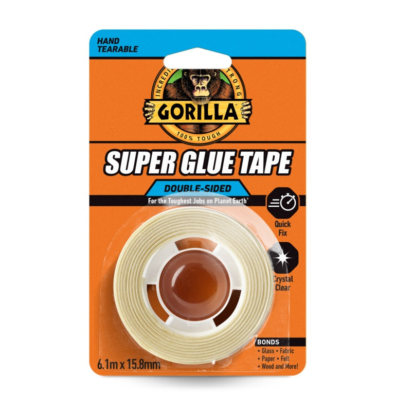 Gorilla Super Glue Tape 15.8mm x 6.1m 115718