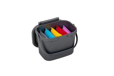 Addis Compost Caddy Metallic 518251