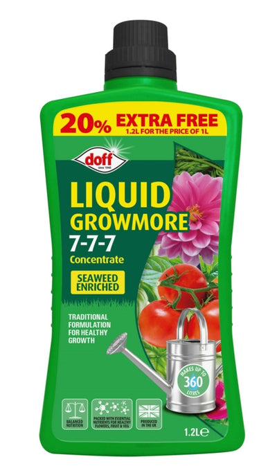 Doff Liquid Growmore Concentrated 1.2L Extra Fill