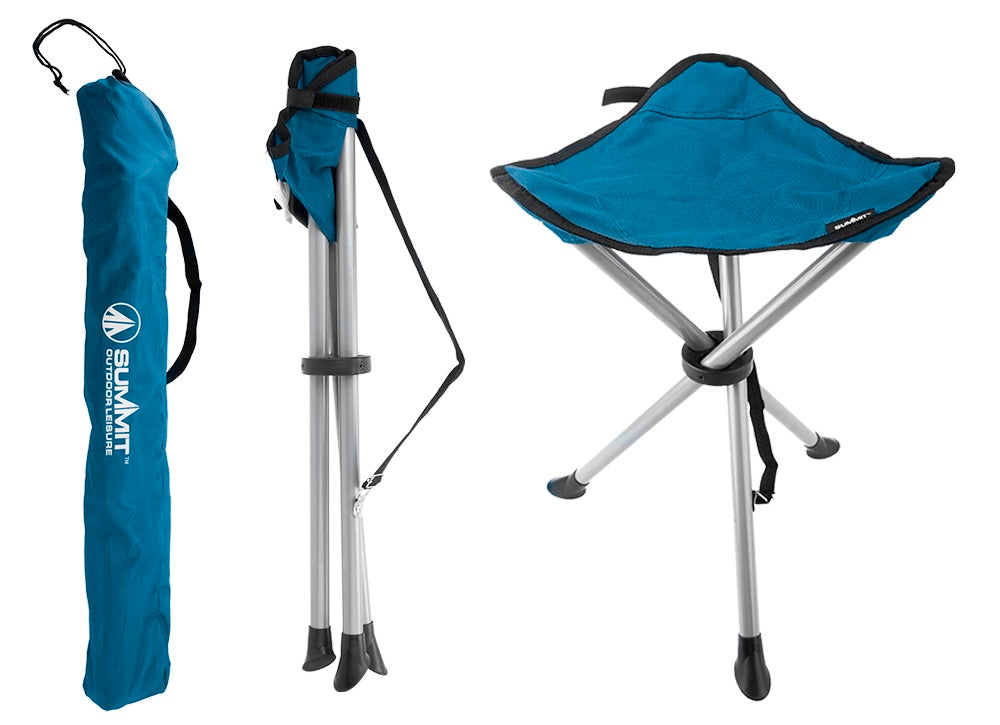 Summit Tripod Stool Indigo Blue