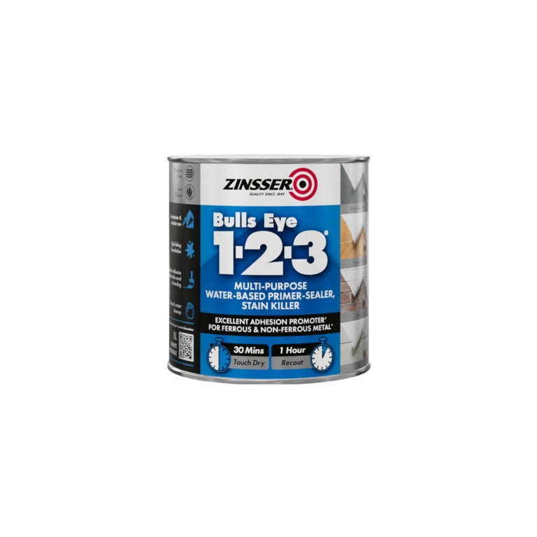 Zinsser Bulls Eye 1-2-3 Primer & Sealer 1L