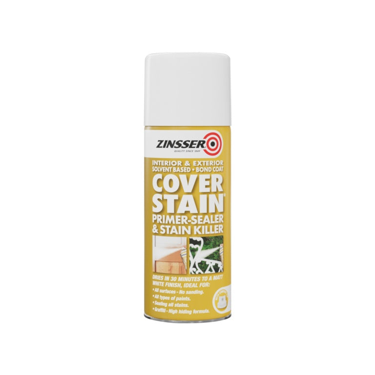 Zinsser Cover Stain Primer & Sealer Aerosol 390ml