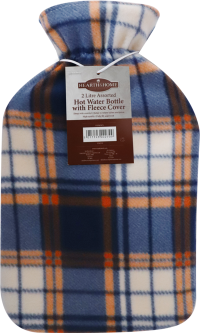 Hearth & Home Hot Water Bottle Fleece Cover 2L