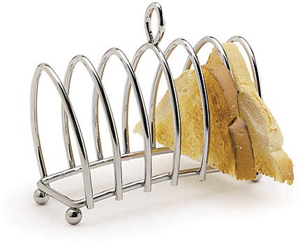 KitchenCraft Chrome Plated Six Slice Toast Rack KCTOAST