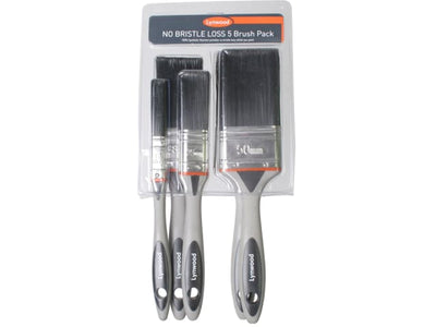 Paintbrush Set 5 Piece No Bristle Loss BR996
