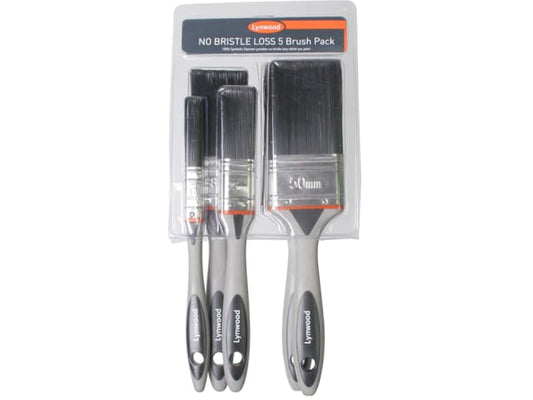 No Bristle Loss Paintbrush Set x 5 BR996