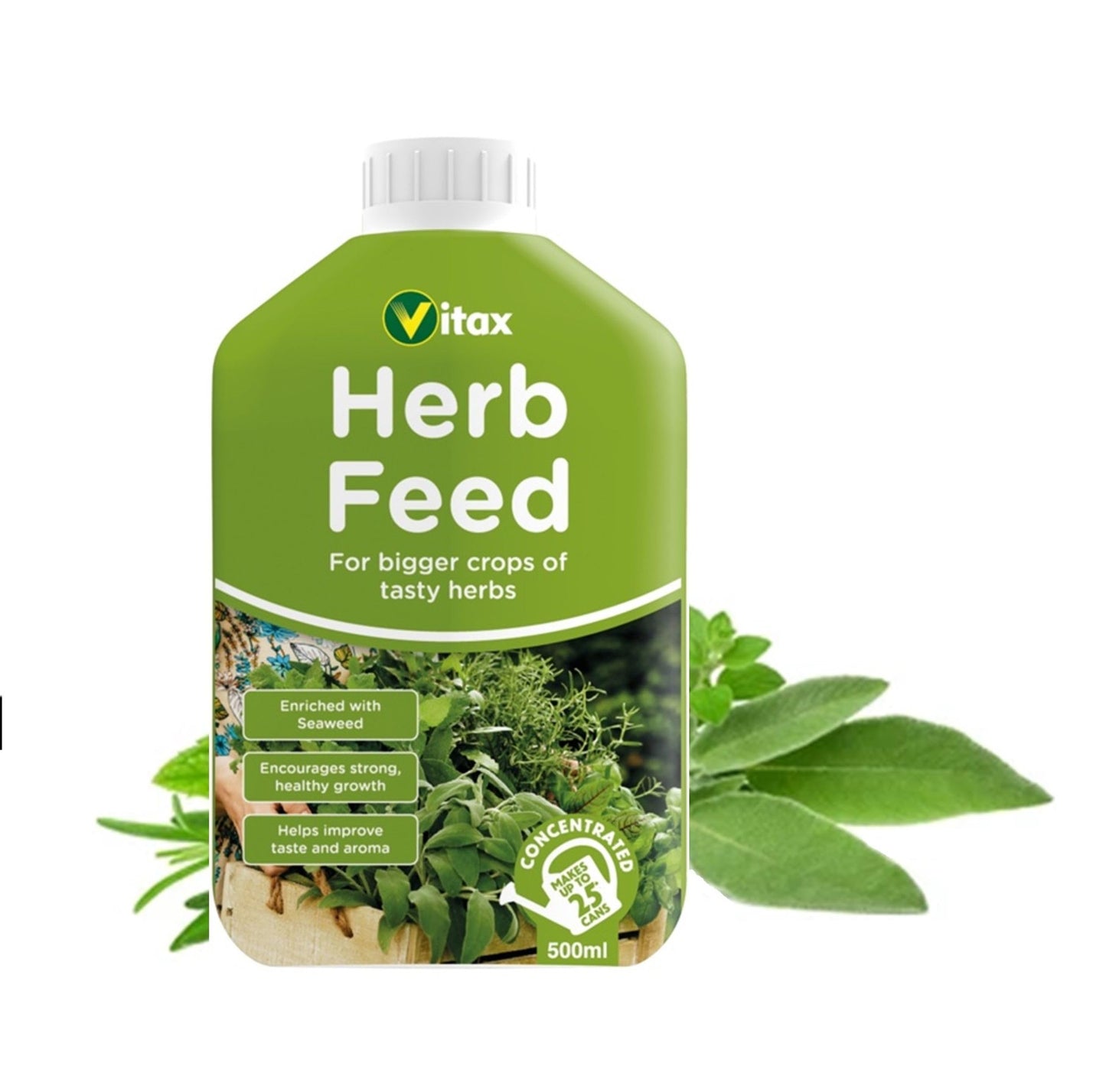 Vitax Liquid Herb Feed Concentrated 500ml 6LHF500