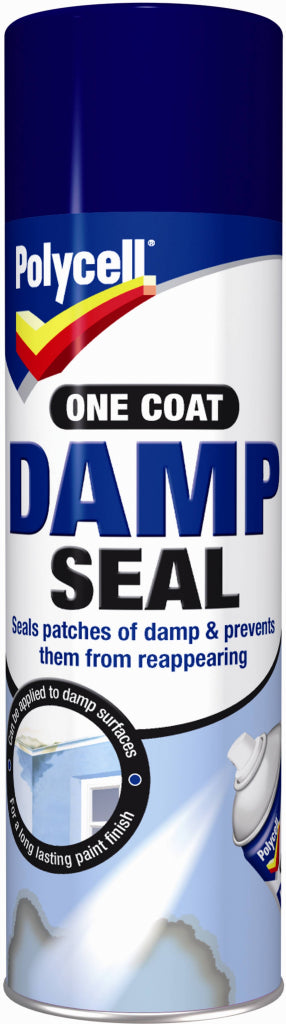 Polycell One Coat Damp Seal Aerosol 500ml 5084978