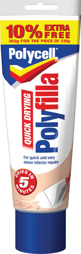 Polycell Multi Purpose Quick Dry Polyfilla 330g + 10%