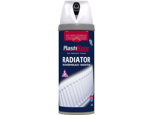 PlastiKote Premium Radiator Gloss White 400ml 26100