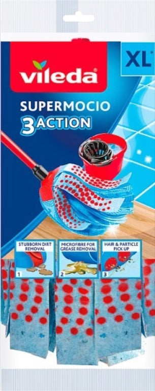 Vileda SuperMocio 3 Action XL Mop Refill 167968