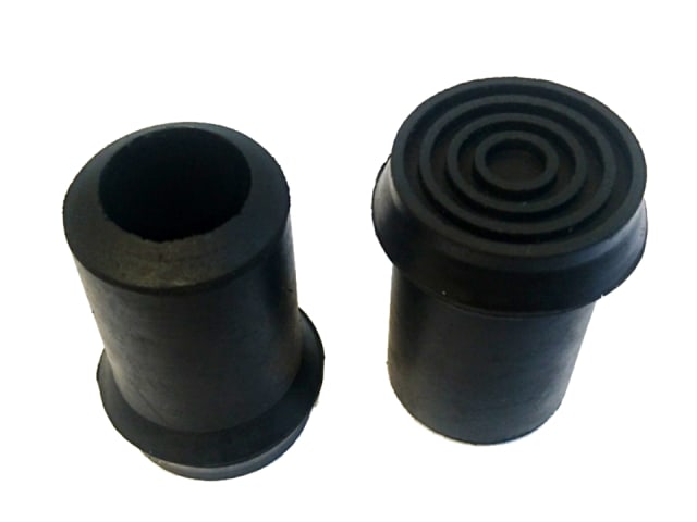 Rubber Ferrule D Type Black D19