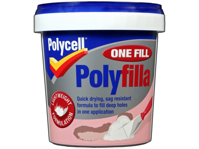 Polycell One Fill Polyfilla Tub 600ml