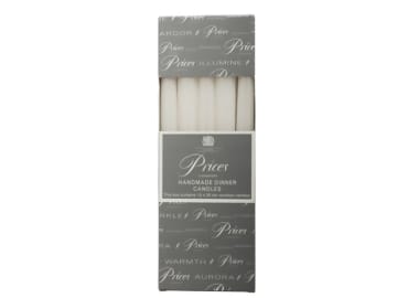 Price's Venetian 10" Candle Pack 10 White