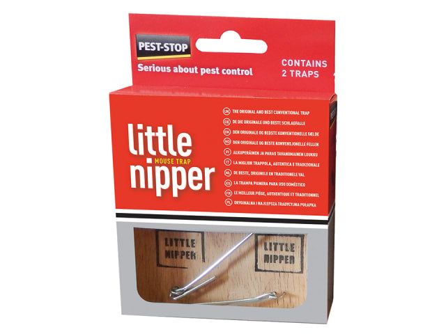 Pest Stop Little Nipper Mouse Trap x 2 PSLNMB