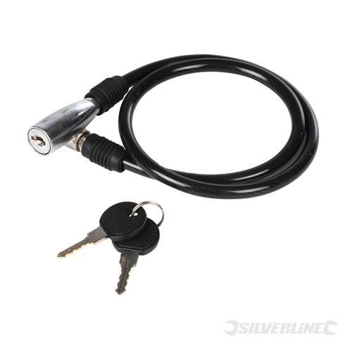 Silverline Cable Bike Lock 8mm x 685mm