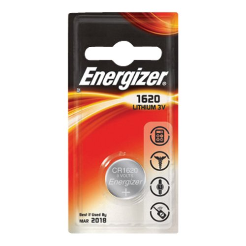 Energizer CR1620 Lithium Coin Cell x 1 S341