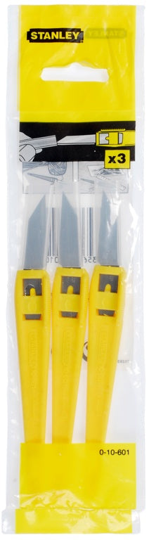 Stanley Throwaway Knives 140mm Pack 3 0-10-601