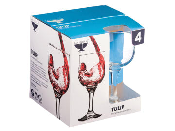 Ravenhead Tulip Red Wine Glasses x 4 24cl 0041.291
