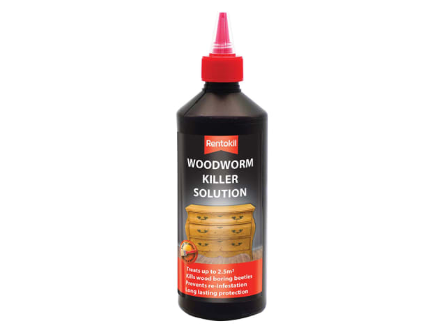Rentokil Woodworm Killer Solution 500ml PSW103