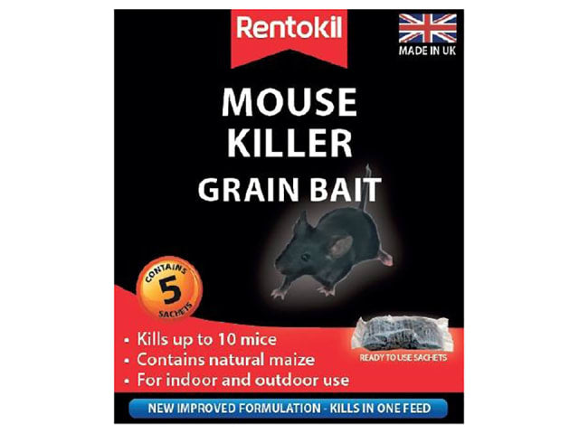 Rentokil Mouse Killer Grain x5 PSM21