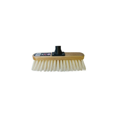 Faithfull Soft Cream PVC Bristle Broom 300mm Threaded