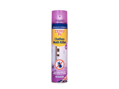 Zero In Clothes Moth Killer Aerosol 300ml ZER434