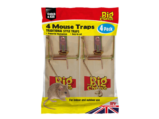 STV Wooden Mouse Traps x 4 STV040