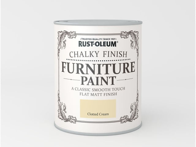 Rust-Oleum Chalk Furniture Paint Clotted Cream 750ml
