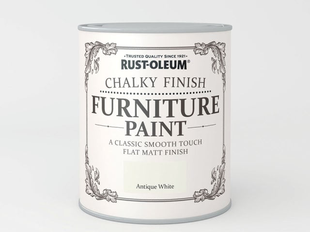 Rust-Oleum Chalk Furniture Paint Antique White 125ml