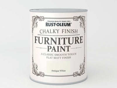 Rust-Oleum Chalk Furniture Paint Antique White 125ml