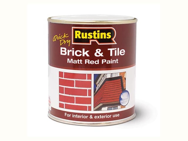 Rustins Brick & Tile Paint Matt Red 500ml