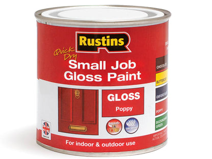 Rustins Quick Dry Small Job Gloss Poppy 250ml